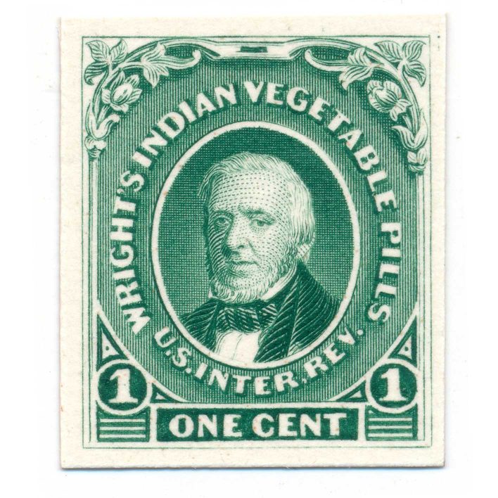 RS274P4, Wright's Indian Vegetable Pills, Plate Proof