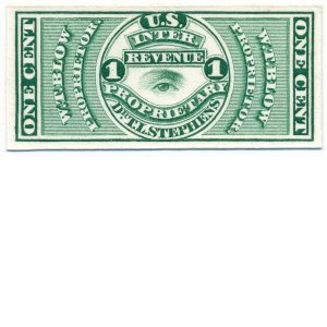 RS31P4 W. T. Blow, Dr. T. L. Stephens Medicine Stamp Plate Proof