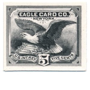 RU7P3 Eagle Card Co. Revenue Stamp Proof