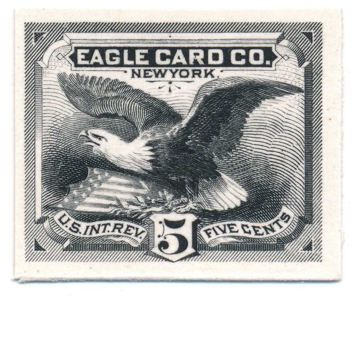 RU7P3 Eagle Card Co. Revenue Stamp Proof