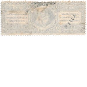RS66a Jeremiah Curtis & Son, Mrs. Winslow's Soothing Syrup Revenue Stamp - Image 2