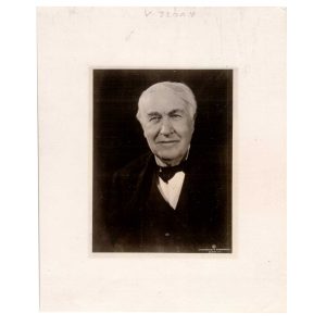 Thomas A. Edison Vignette Model and finished engraving, Sydney Smith, American Bank Note Co. 1933