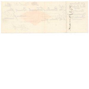 RN-X7 Revenue Imprint on "hand-written" check, 1902, Boonton, NJ - Image 2