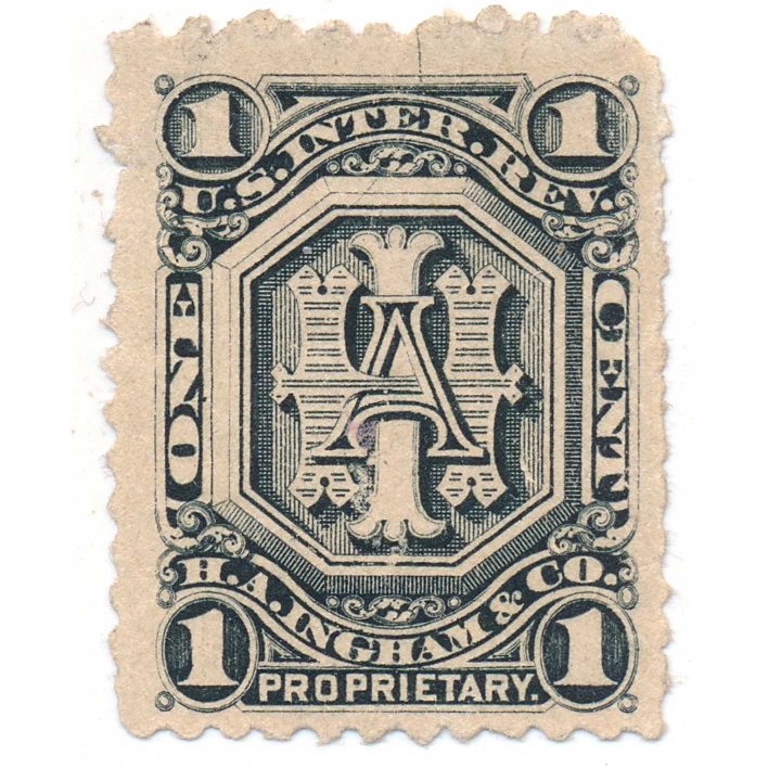 RS142d H.A. Ingham & Co. Medicine Stamp