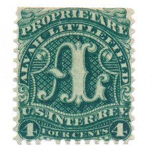 RS165b Alvah Littlefield Medicine Stamp