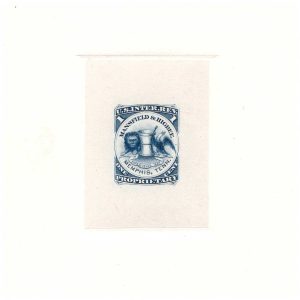 RS173P1 Mansfield & Higbee Medicine Stamp, Large Die Proof, ex Joyce