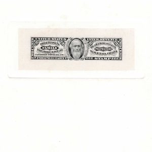 RS54P1 AW Chase & Son Medicine Stamp, Large Die Proof, ex Joyce