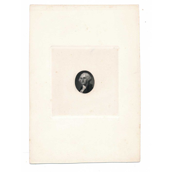 George Washington portrait large die proof, 1850s - Image 2