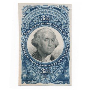 R126P3 $3.50 Second Issue Revenue Stamp Plate Proof