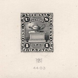 RO126P1 Leigh & Palmer Match Stamp Large Die Proof ex-Joyce