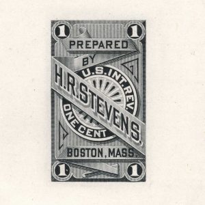 RS228TC1e H. R. Stevens Medicine Stamp, Trial Color Proof ex-Joyce