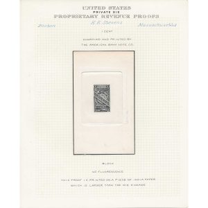 RS228TC1e H. R. Stevens Medicine Stamp, Trial Color Proof ex-Joyce - Image 2