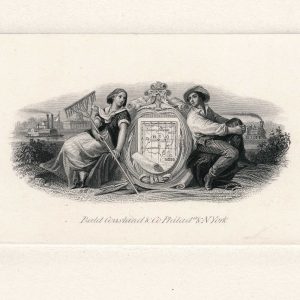 Vignette Die Proof, Farmers & Mechanics Bank, Ohio 1850s