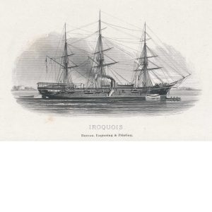 Iroquois, Vignette die proof, BEP, Imported Liquors 1880s