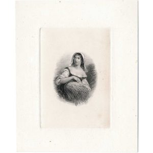 Gleaner, Vignette Proof, Continental Bank Note Co., Turner T-17 Variety, 4oz. Manufactured Tobacco - Image 2