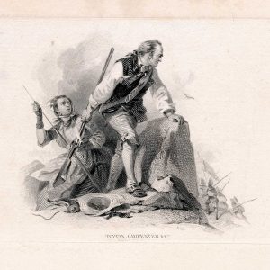 F.O.C. Darley, Vignette Die Proof, "Revolutionary Battle", Toppan, Carpenter & Co.