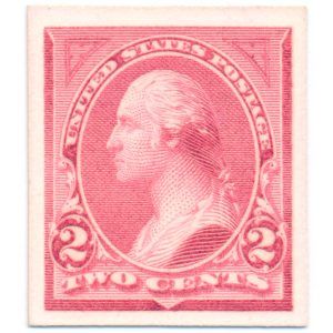 248P4 2c George Washington 1894 issue plate proof on card