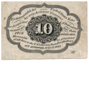 PC6, 10c Postage Currency, First Issue - Image 2
