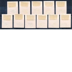 O35P4-O45P4 Navy Department Official Stamp Proofs set - Image 2