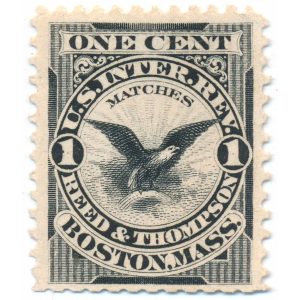 RO153d Reed & Thompson Match Stamp