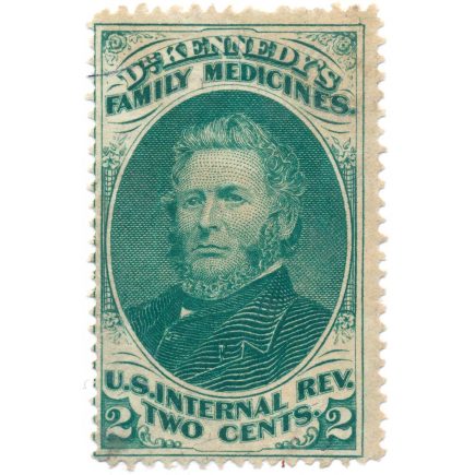 RS155b Dr. Kennedy's Family Medicines Revenue Stamp