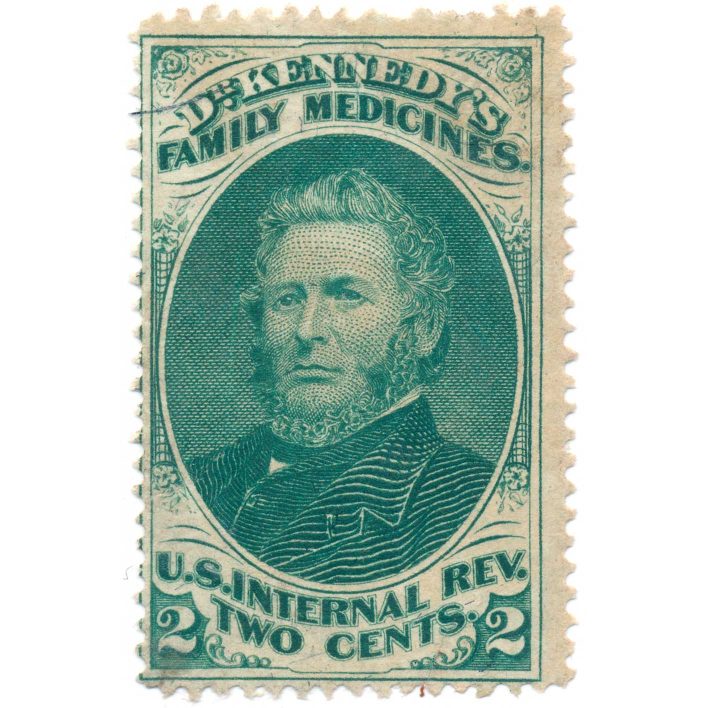 RS155b Dr. Kennedy's Family Medicines Revenue Stamp