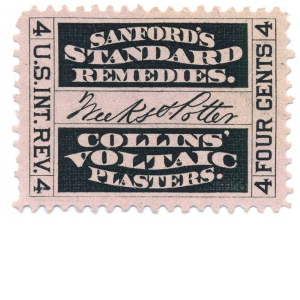 RS261c Weeks & Potter Medicine Stamp