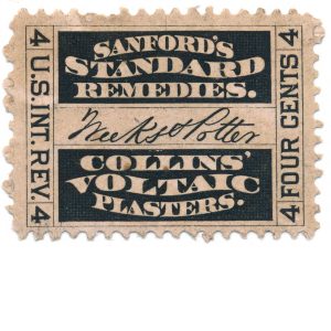 RS261c Weeks & Potter Medicine Stamp