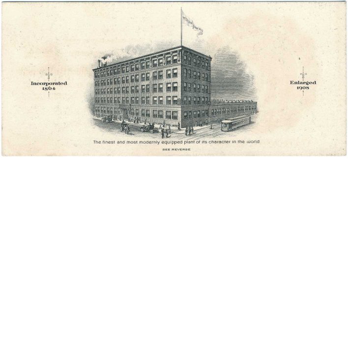 Western Bank Note Co. 1908 Republican Convention Delegate Card - Image 2
