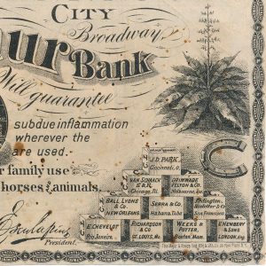 The Centaur Co. Advertising Note Scrip 1870s - Image 3