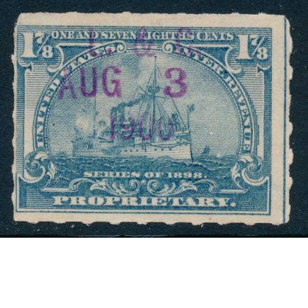 RB26p Series 1898 Proprietary stamp Ladd & Coffin, Lundborg Perfumes cancel