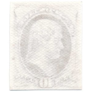 161P3 10c Thomas Jefferson 1873 issue plate proof on india - Image 2