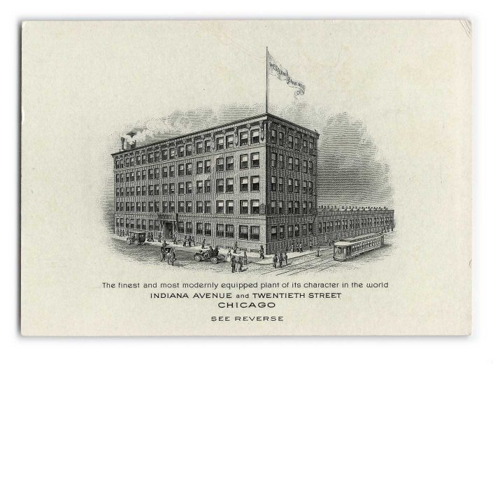 Western Bank Note Co. Miniature Declaration of Independence ad card - Image 2