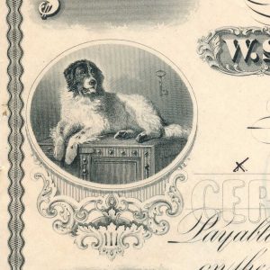 Banking House of W.S. Cothran, Son & Co., Rome, GA 1860s, Certificate of Deposit Specimen - Image 4