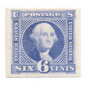115P3, 6c issue of 1869 plate proof on india