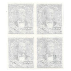 John F. Henry, Facsimile Stamp plate proof block, 114MP3 - Image 2