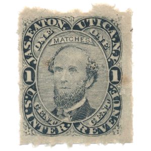 RO74d James Eaton Proprietary Match Stamp