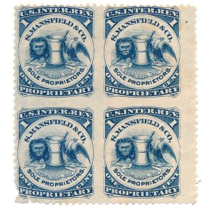 RS174dj S. Mansfield & Co. Stamp Block, Memphis, TN