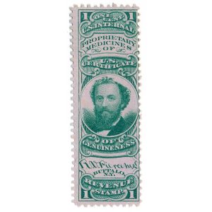 RS189c R.V. Pierce Medicine Revenue Stamp