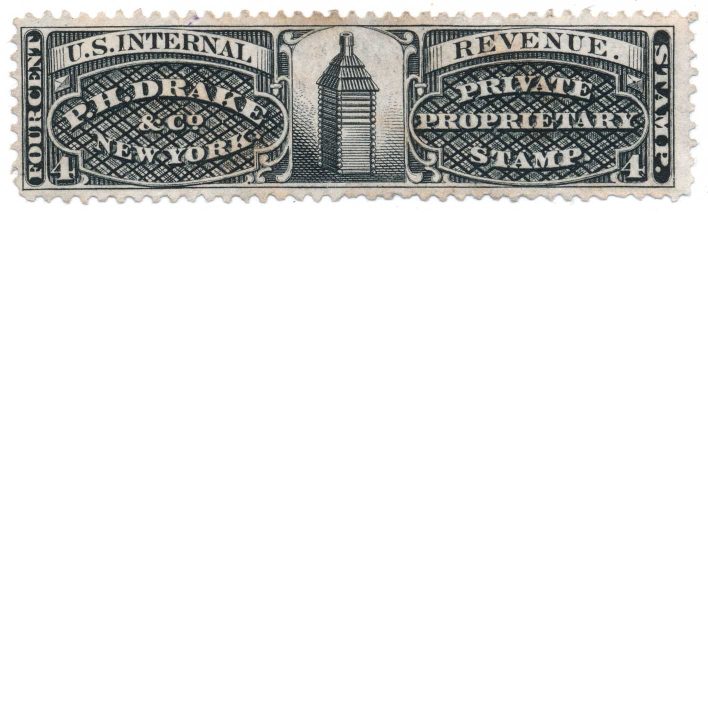 RS83a P.H. Drake & Co. Medicine Stamp