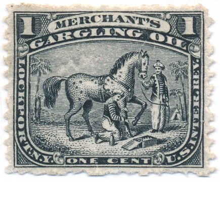 RS178d Proprietary Die Stamp, Merchant's Gargling Oil