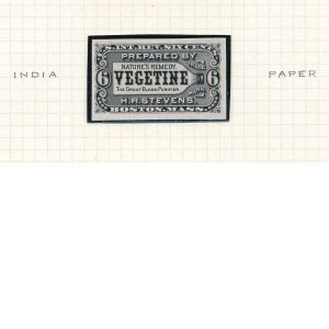 RS230P3, RS230P4 (2) H. R. Stevens Vegetine Medicine Stamp Proofs, Joyce page - Image 3