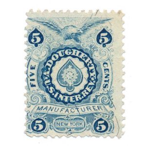 RU4b Playing Card Stamp, A. Dougherty