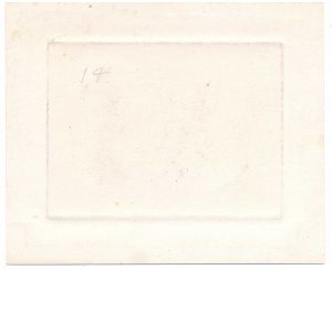 First Reading of the Declaration, Vignette Die Proof Essay on india on card, ABNCo 1896 - Image 2