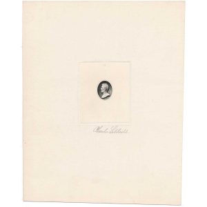 Abraham Lincoln portrait large die proof by Charles Schlecht 1894 - Image 2