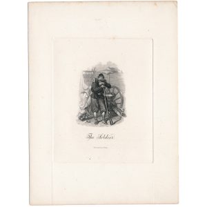The Soldier, Die Proof, Bureau of Engraving and Printing 1870s - Image 3