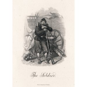The Soldier, Die Proof, Bureau of Engraving and Printing 1870s