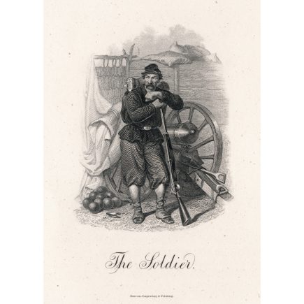 The Soldier, Die Proof, Bureau of Engraving and Printing 1870s
