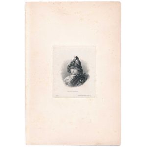 Young America, Vignette Die Proof, 1866 ABNCo - Image 2