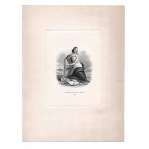 Unity, Vignette Large Die Proof on india on card, Continental Bank Note Co. 1860's